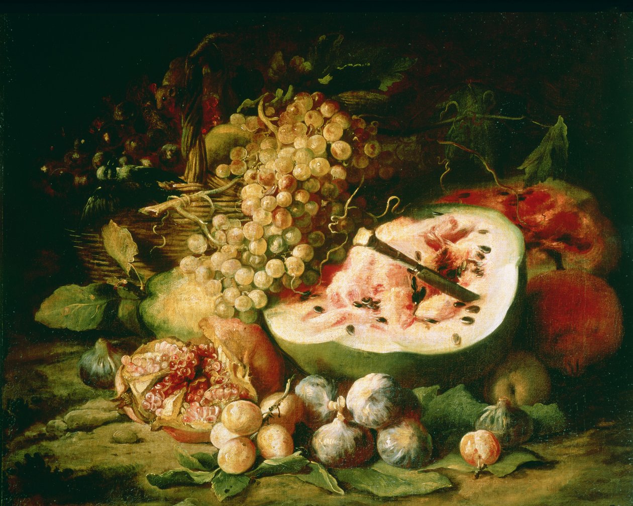 Stilleben av frukt på en avsats av Frans Snyders or Snijders