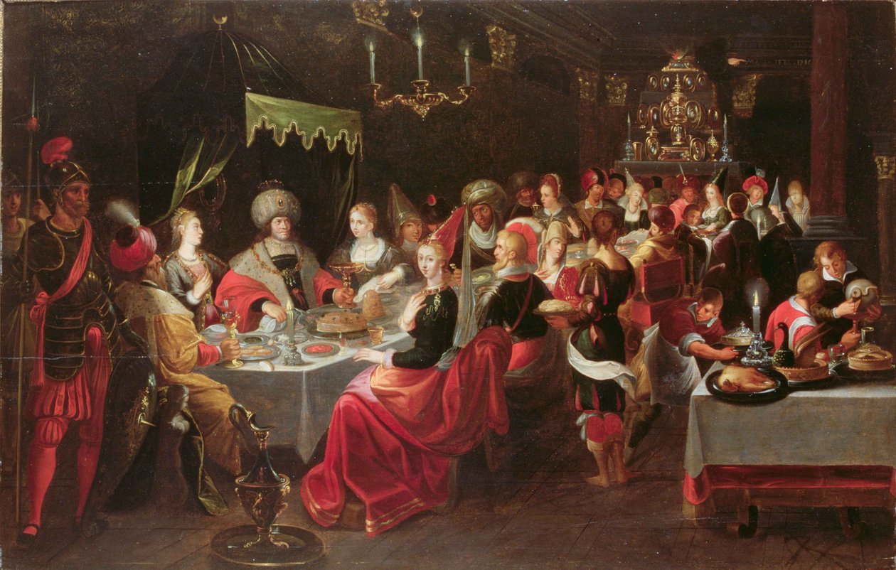 Belsazars festmåltid av Frans the Elder Francken