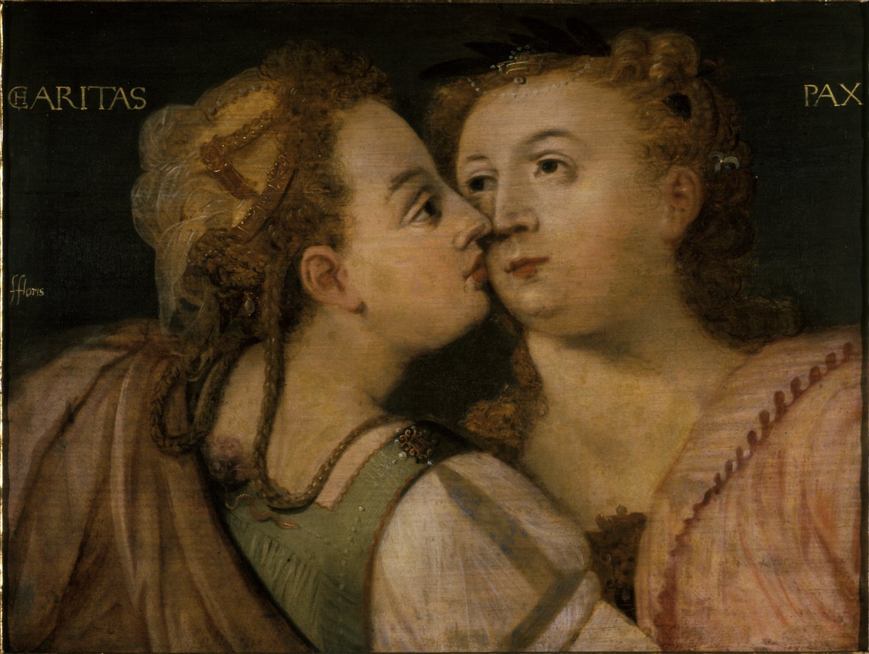 Välgörenhet kysser Fred av Frans Floris