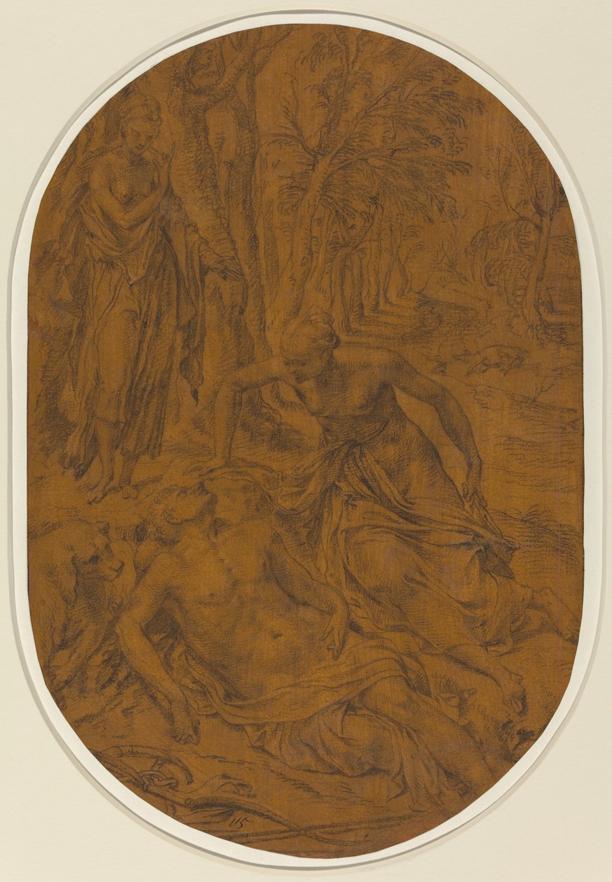 Diana och Endymion av Frans Floris I