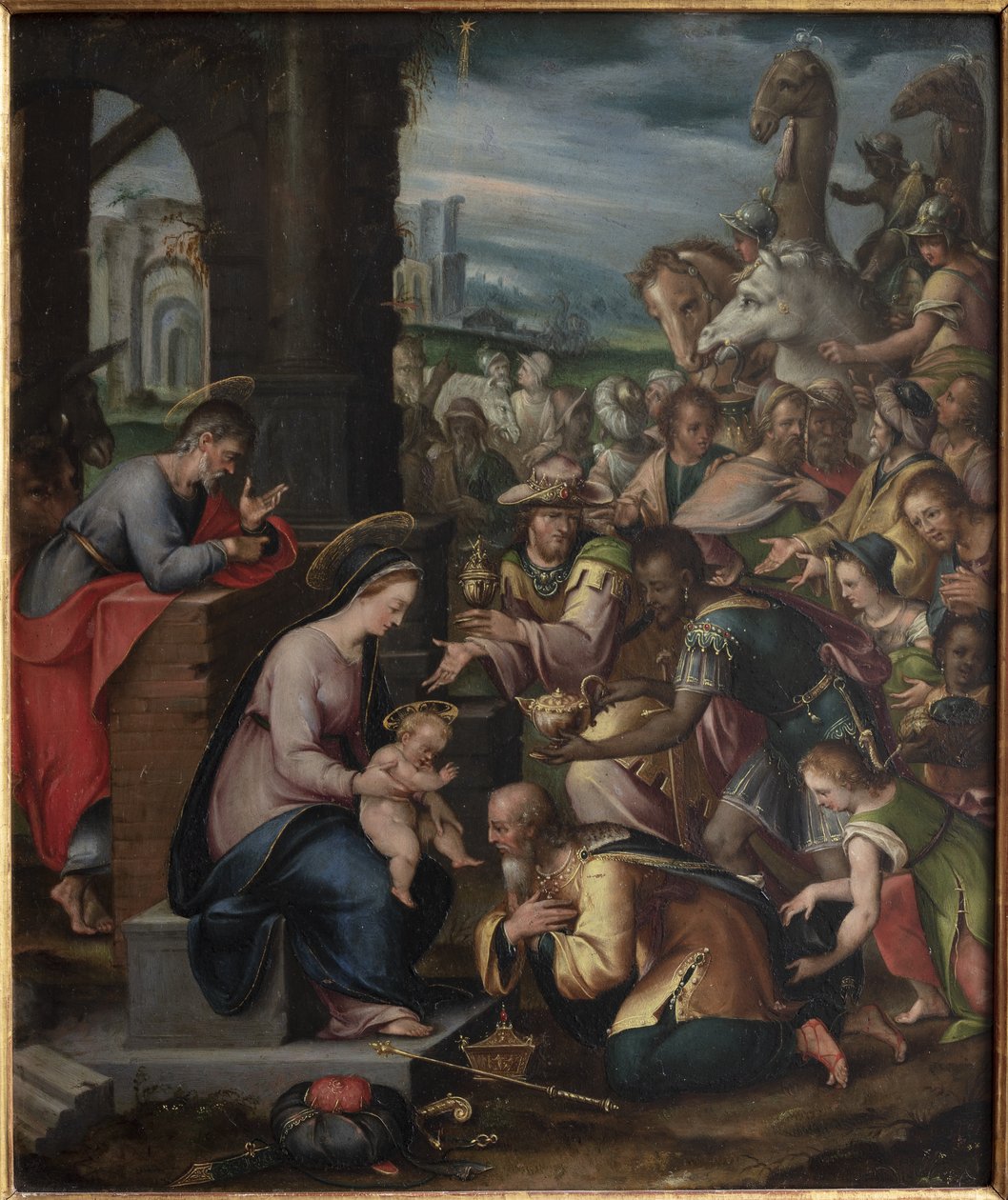Tillbedjan av Magi av Frans Francken d.Æ.