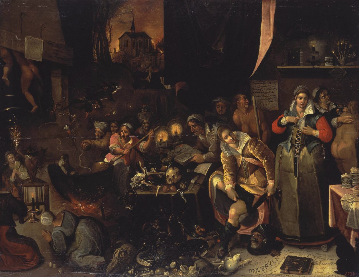The Witches Kitchen, 1606 av Frans Francken the Younger