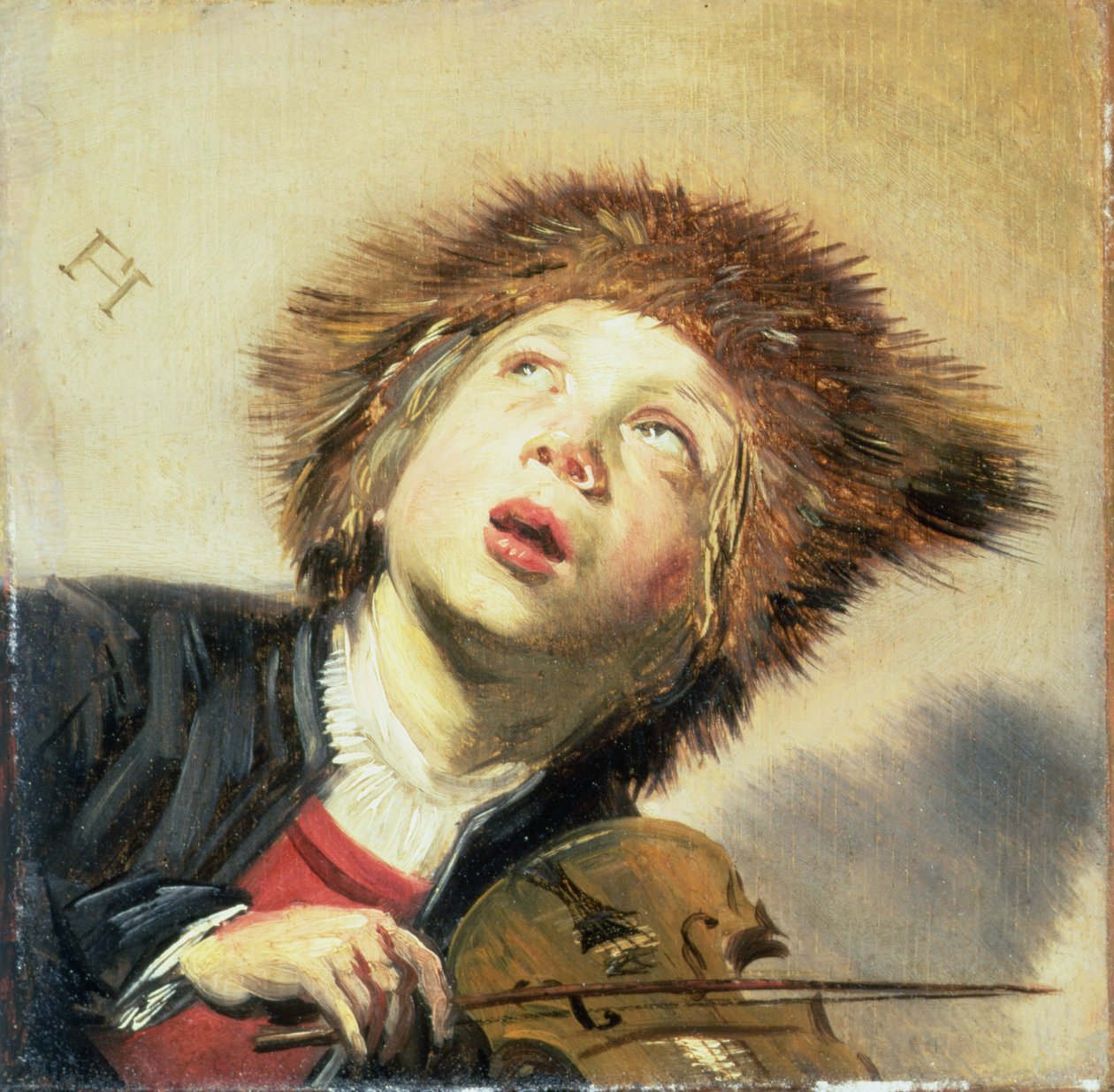 En pojke med en fiol av Frans Hals