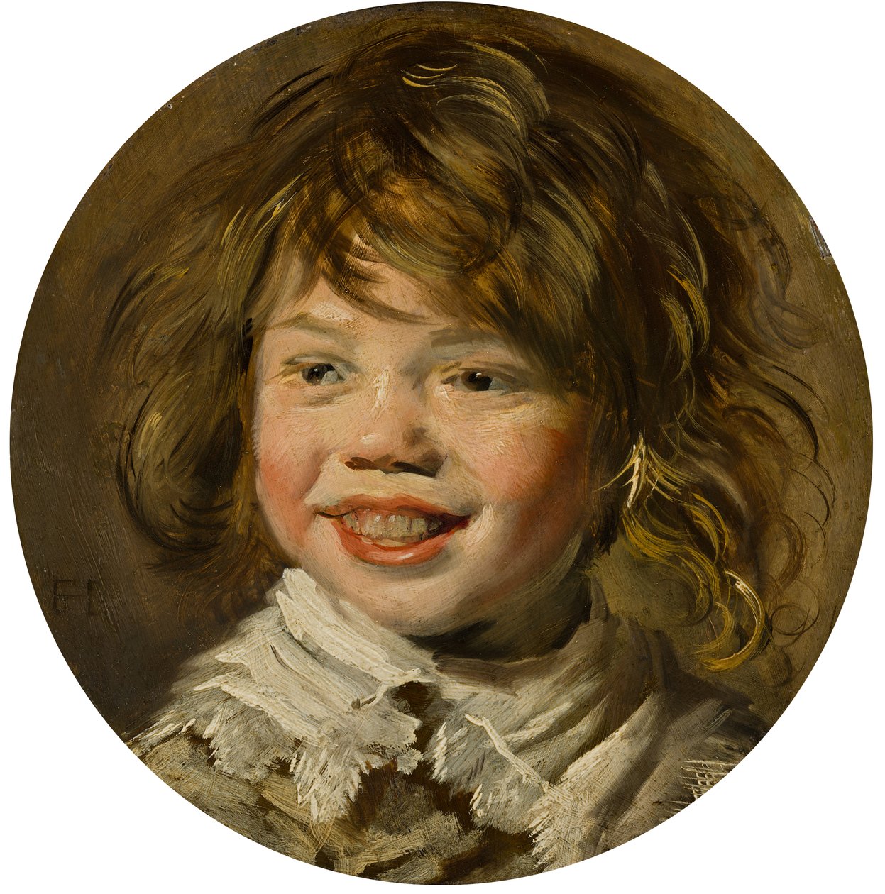 Skrattande pojke. c.1625 av Frans Hals