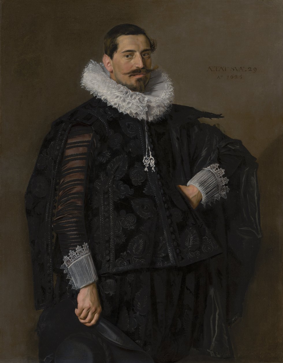 Porträtt av Jacob Olycan, 1625 av Frans Hals