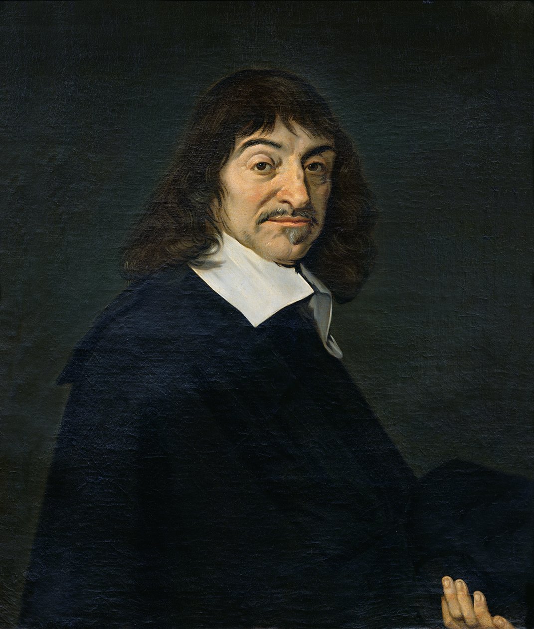 Porträtt av Rene Descartes (1596-1650) c.1649 av Frans Hals