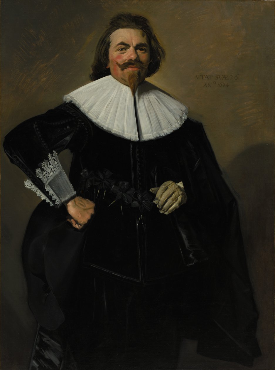Porträtt av Tieleman Roosterman av Frans Hals