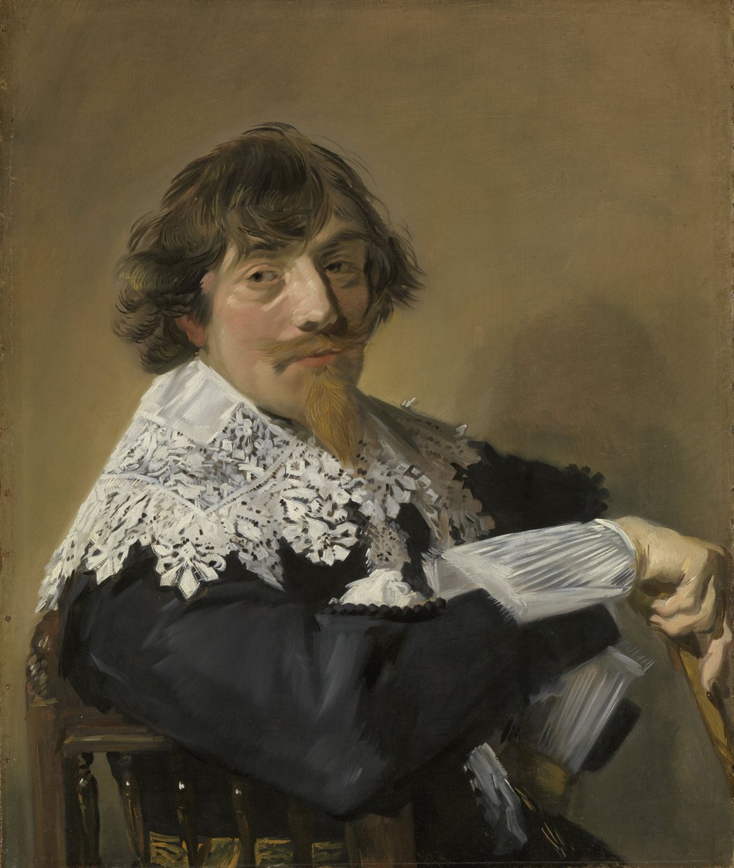 Porträtt av en man, ca 1635 av Frans Hals