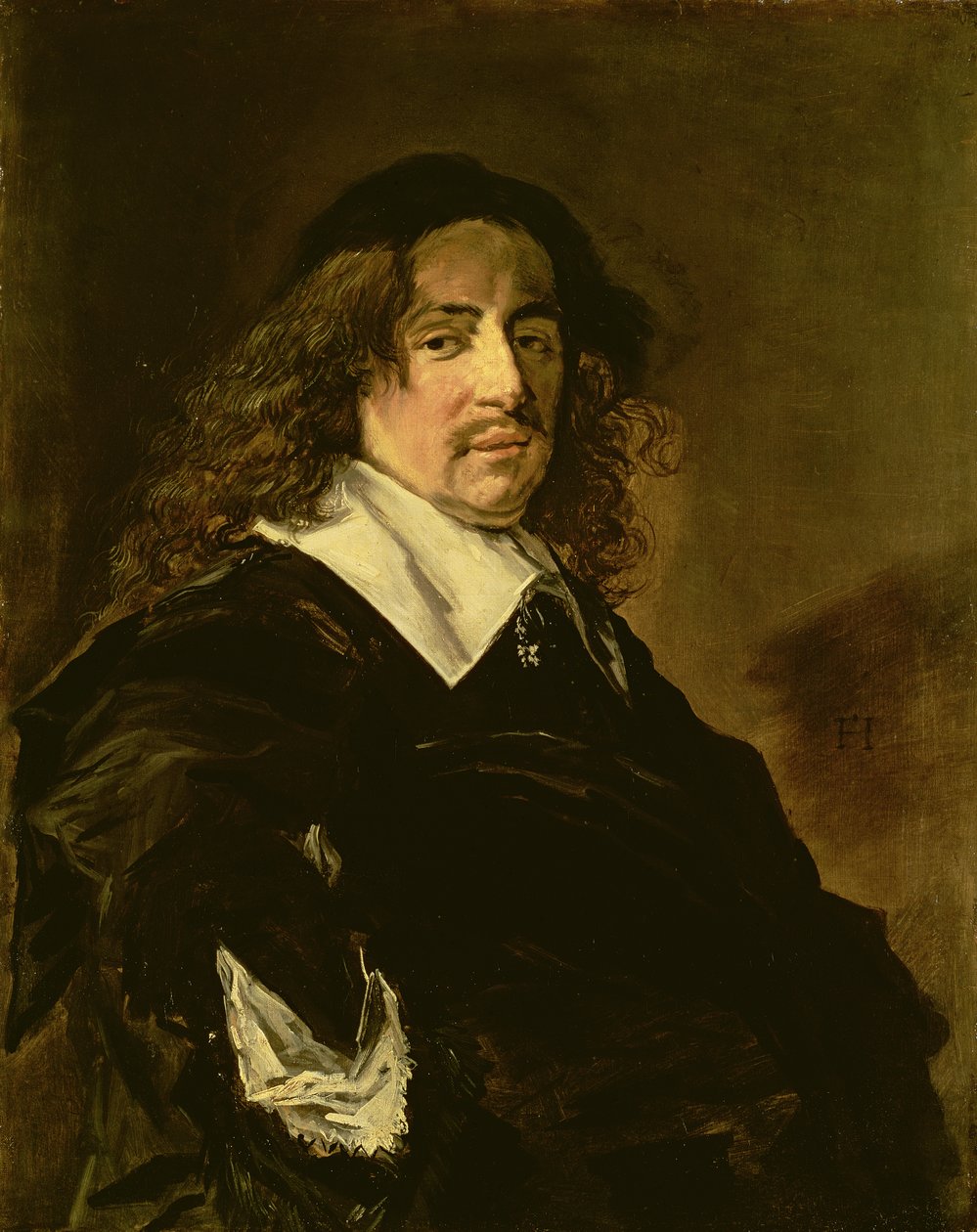Porträtt av en man, ca 1660 av Frans Hals
