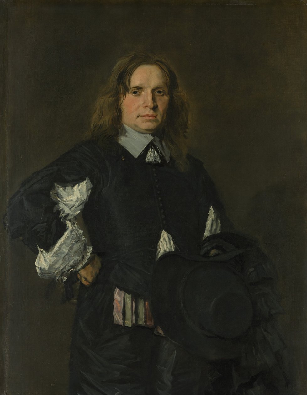 Porträtt av en man, tidigt 1650-tal. av Frans Hals