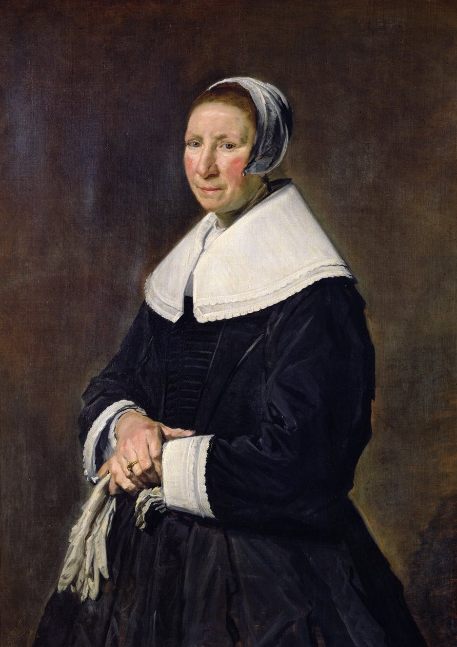 Porträtt av en kvinna av Frans Hals