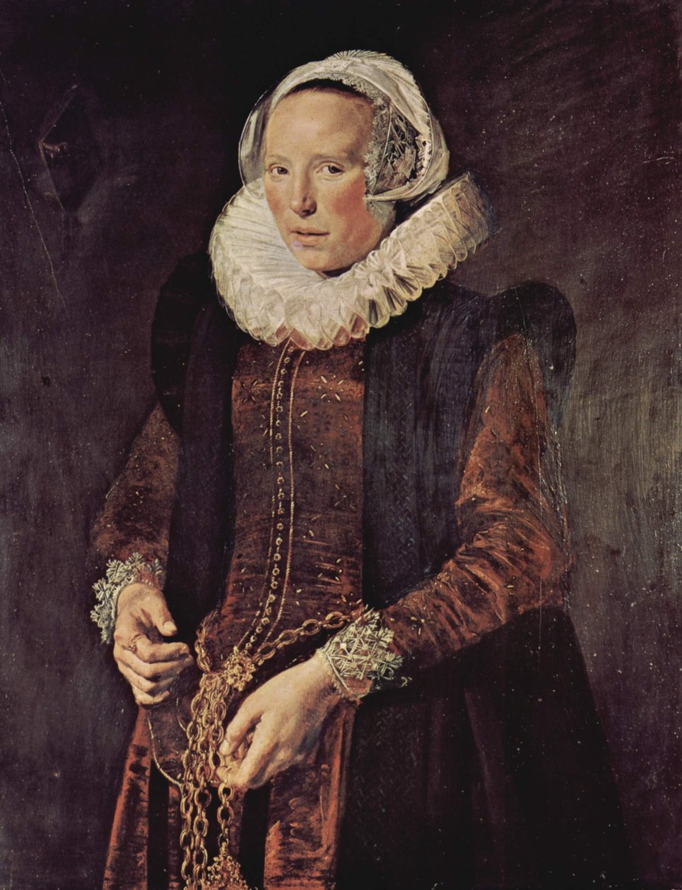 Porträtt av en kvinna av Frans Hals
