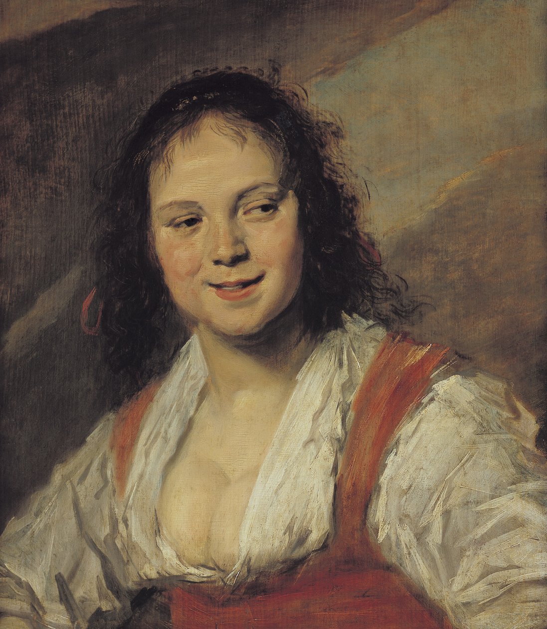 The Gypsy Woman, c.1628-30 (panel)sweden av Frans Hals