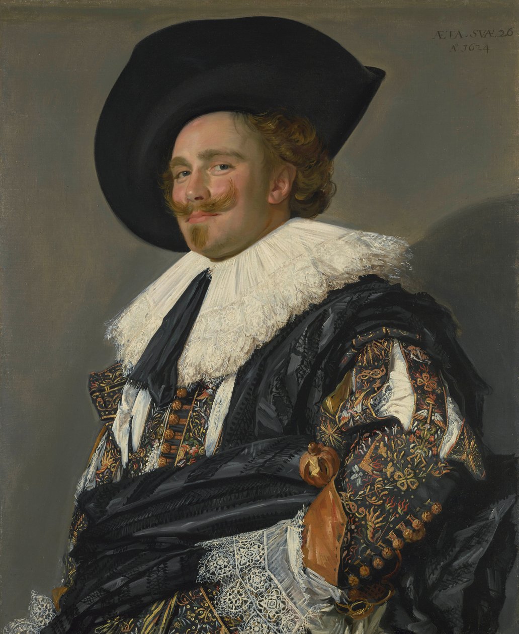 Den skrattande kavaljeren av Frans Hals