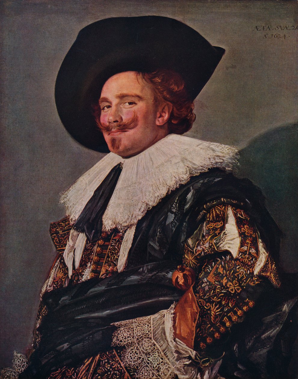 Den skrattande kavaljeren, 1624 av Frans Hals