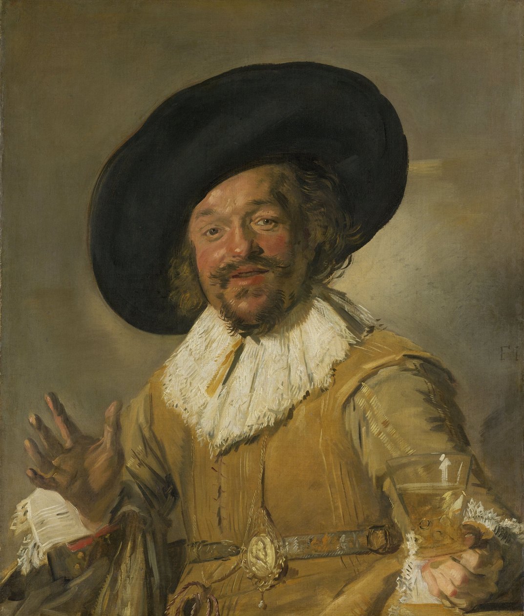 Den glada drinkaren av Frans Hals