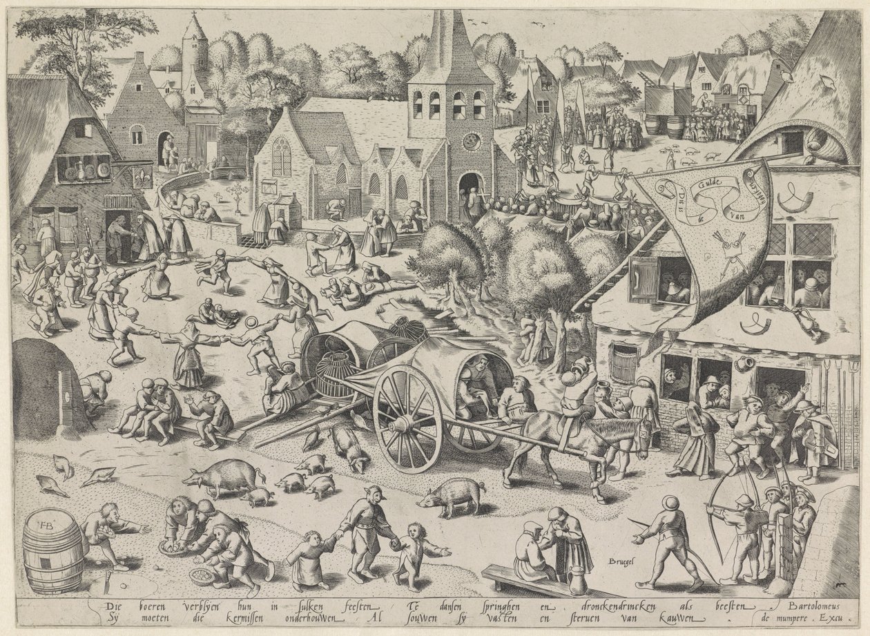 Hoboken mässan av Frans Hogenberg