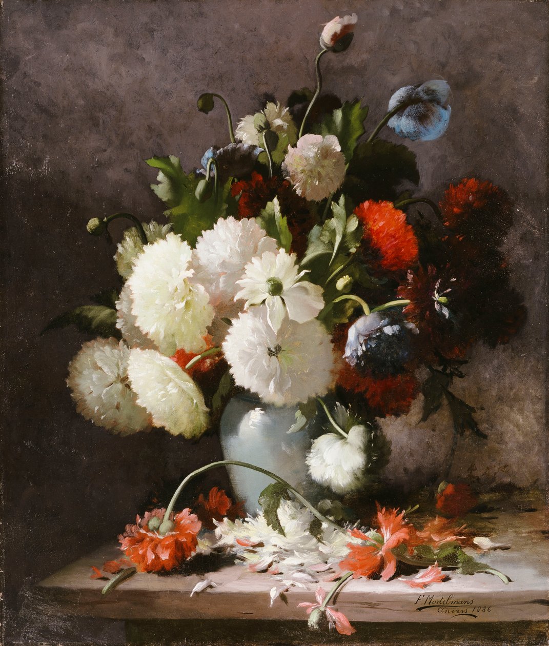 Pioner på en stenavsats av Frans Mortelmans
