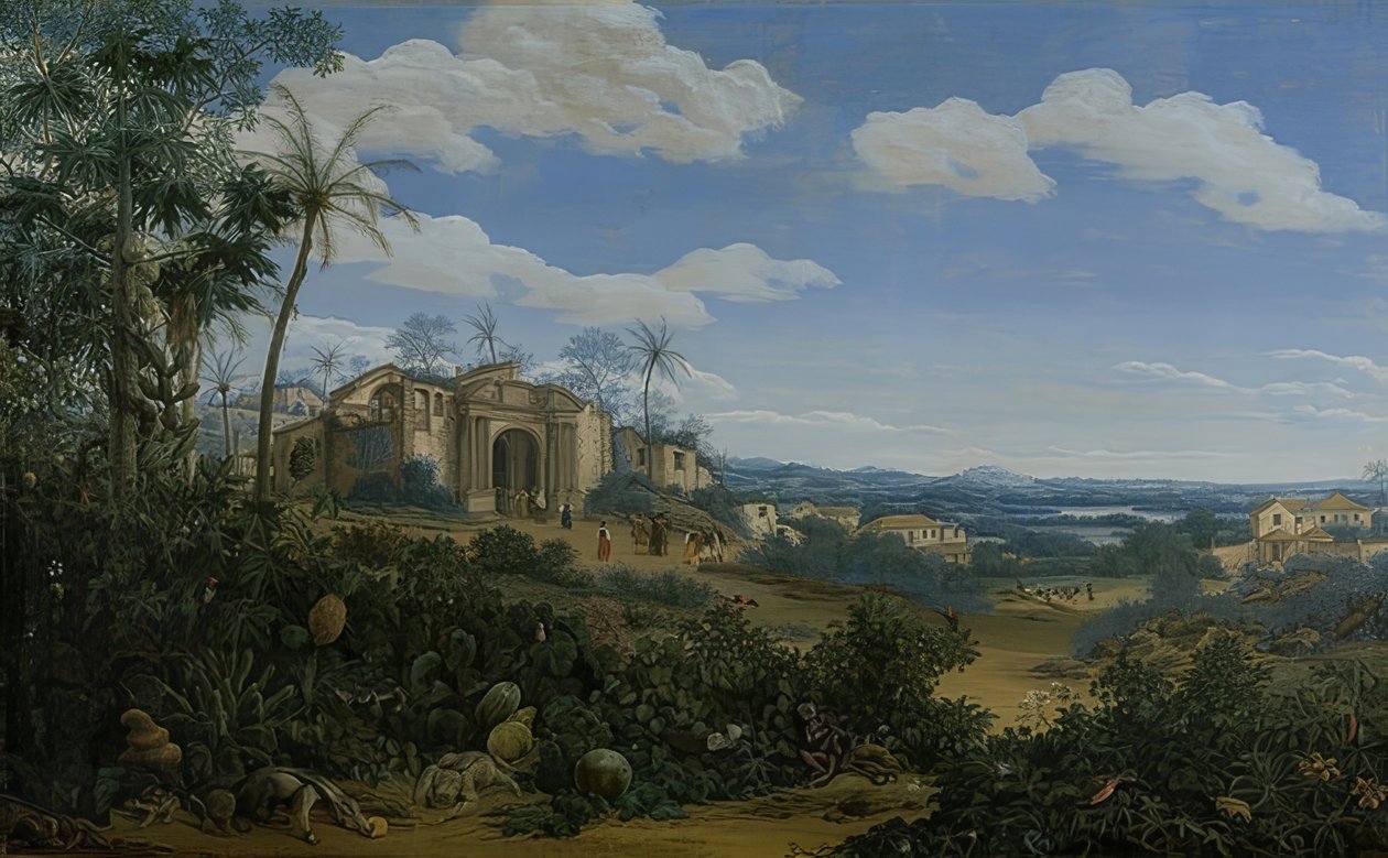 Utsikt över Olinda, Brasilien. 1662 av Frans Post