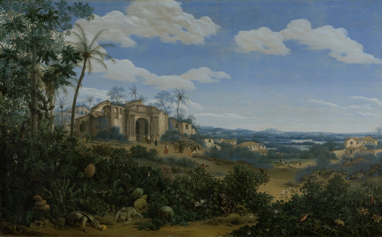 Utsikt över Olinda, Brasilien, 1662 av Frans Post