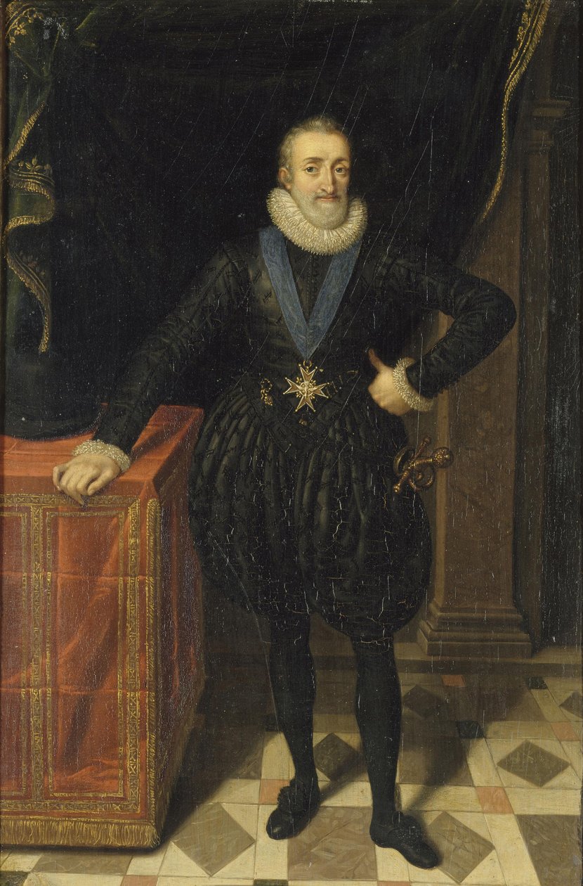 kung Henrik IV av Frankrike av Frans Pourbus the Younger