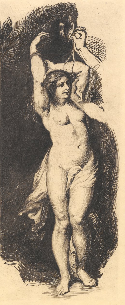 Andromeda, efter Rubens av Frans Schwartz