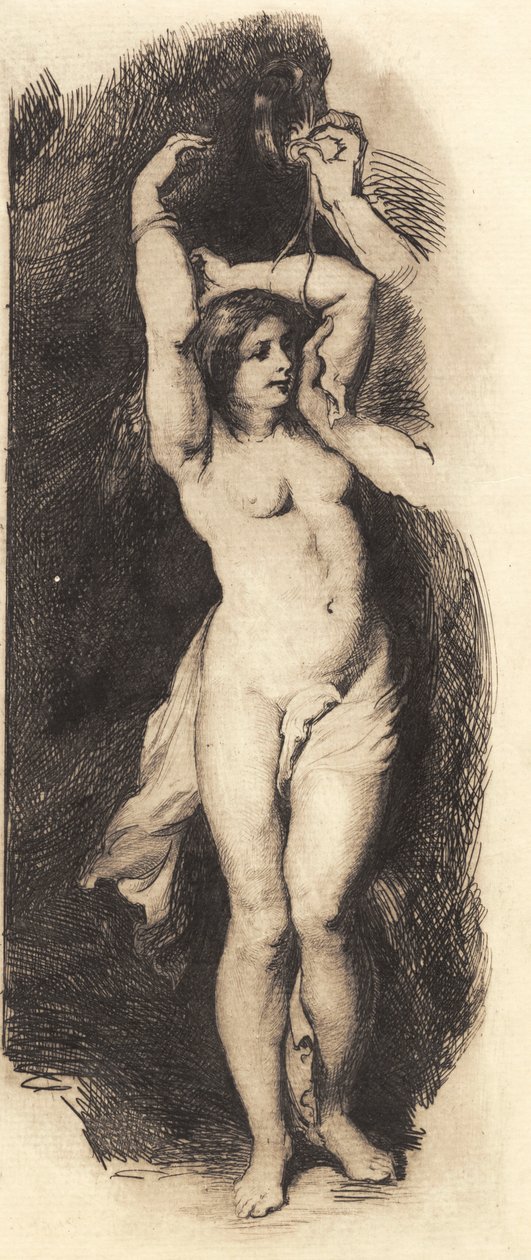 Andromeda, efter Rubens av Frans Schwartz