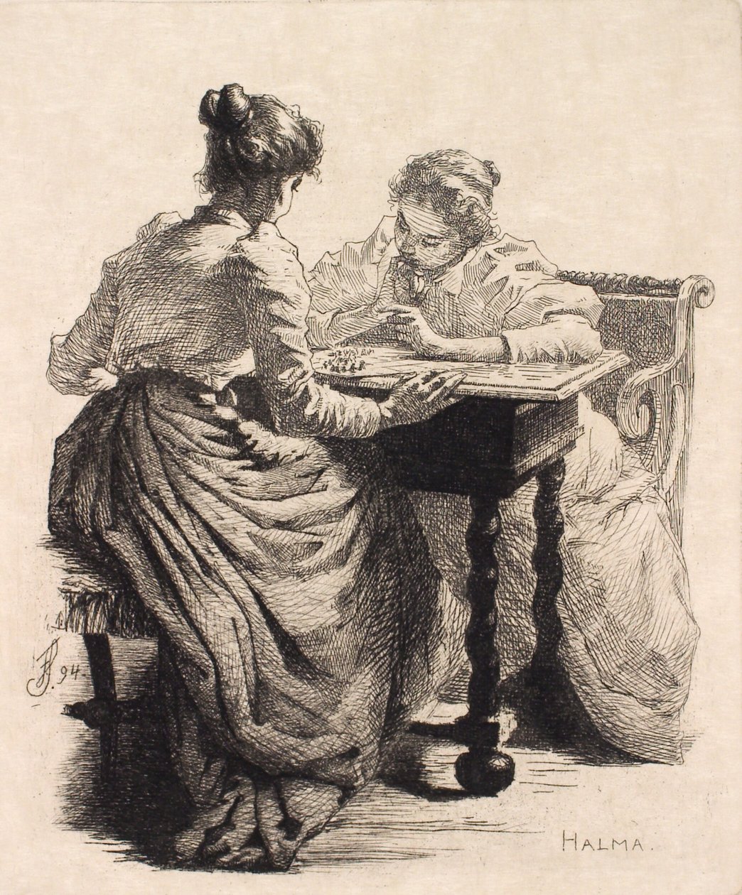 Halma av Frans Schwartz