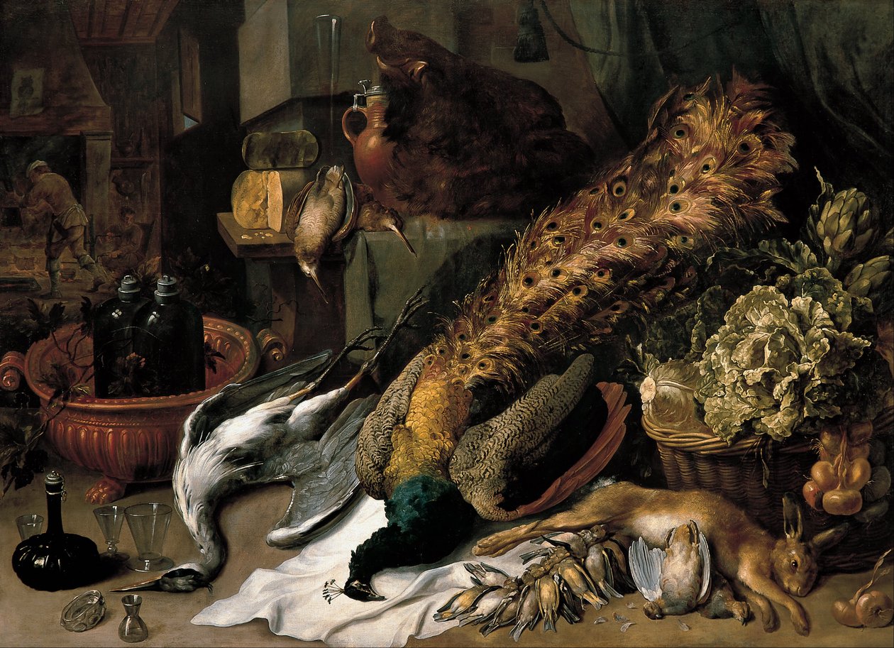 Stilleben med en vinkylare av Frans Snyders