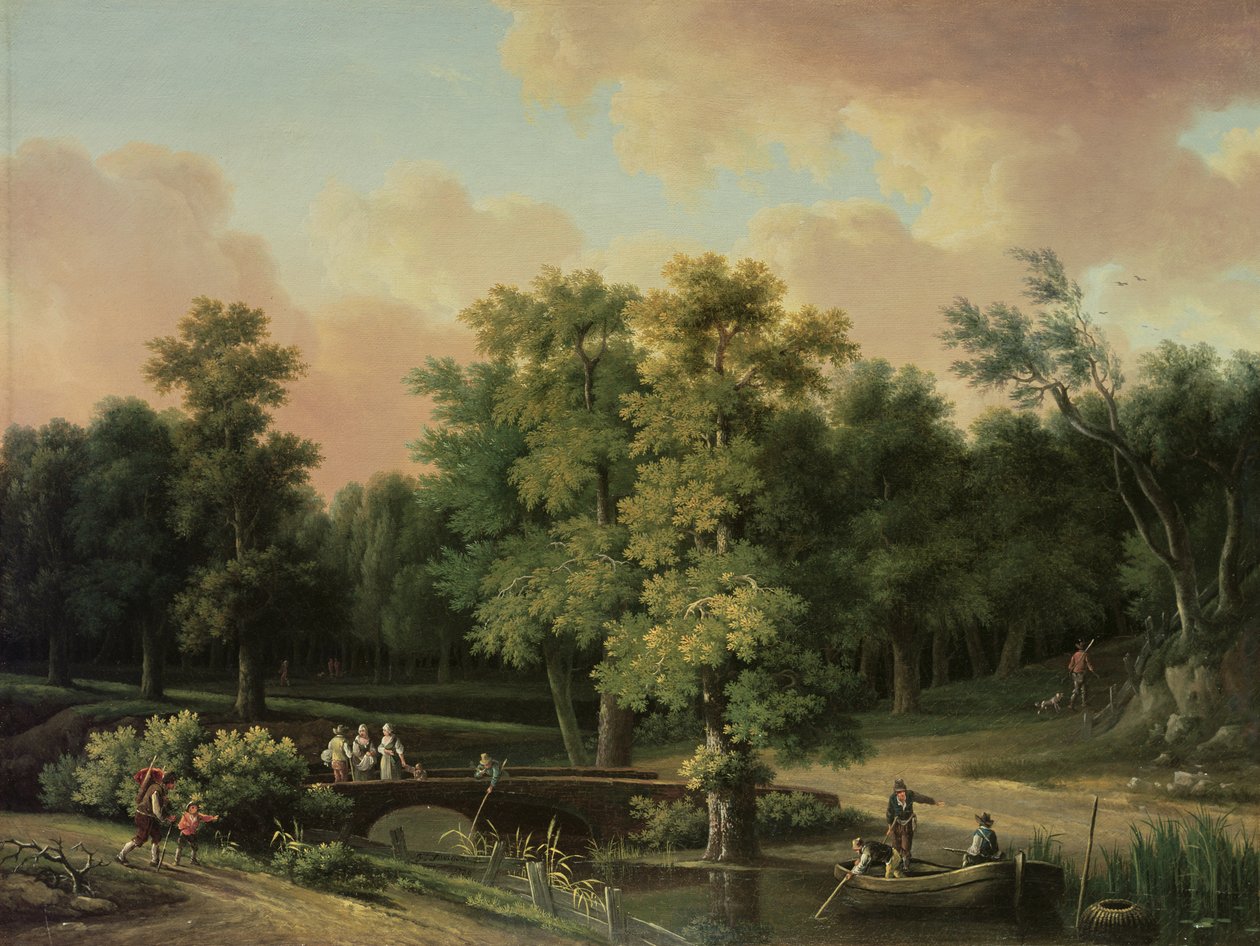 Pastoral scen av Frans Swagers