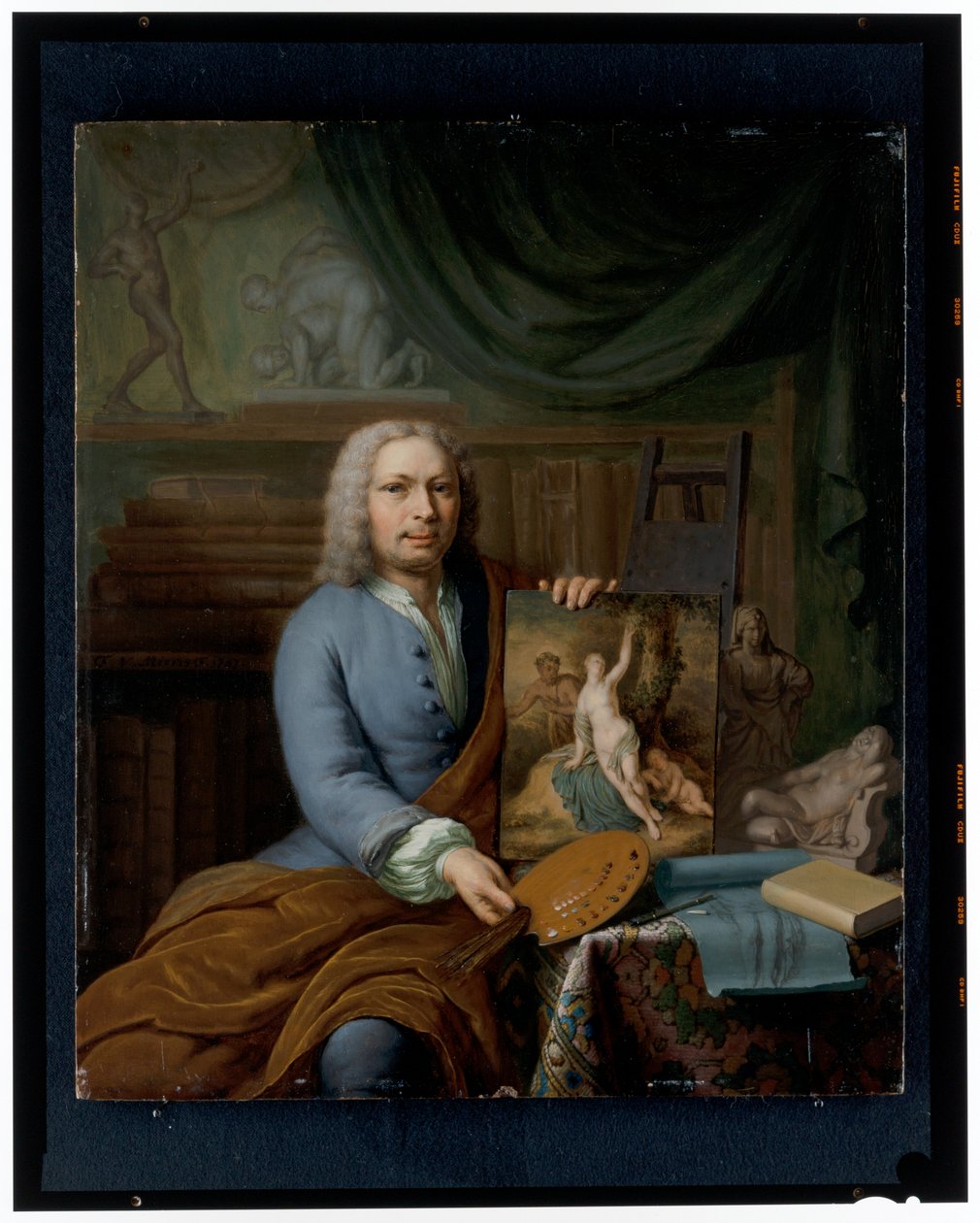 Självporträtt av Frans van the Younger Mieris