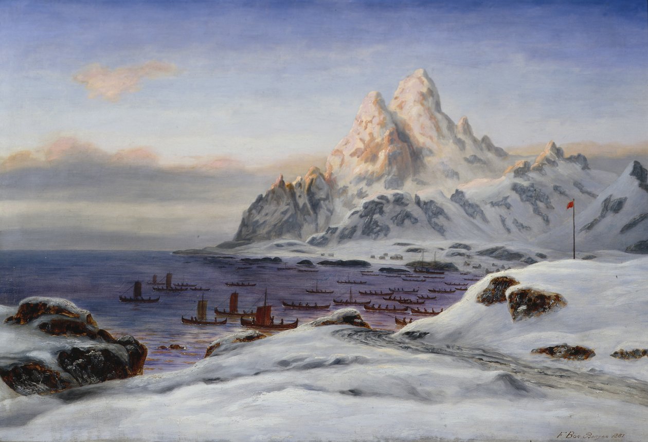 Fiskare i Lofoten av Frants Diderik Boe