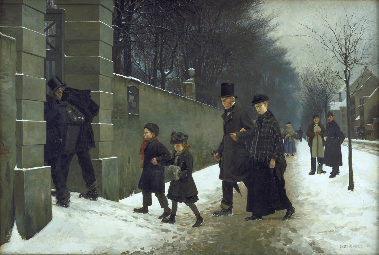 En begravning av Frants Henningsen