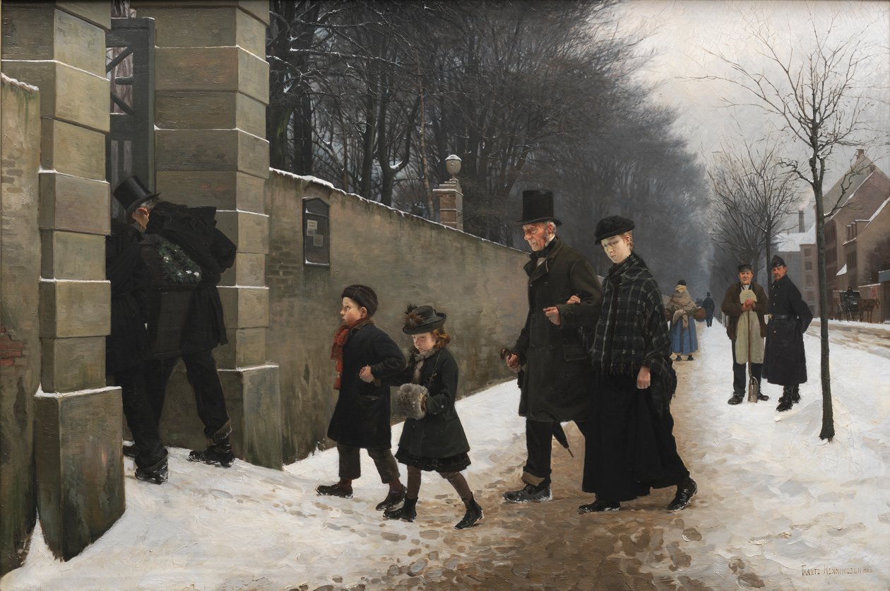 En begravning av Frants Henningsen