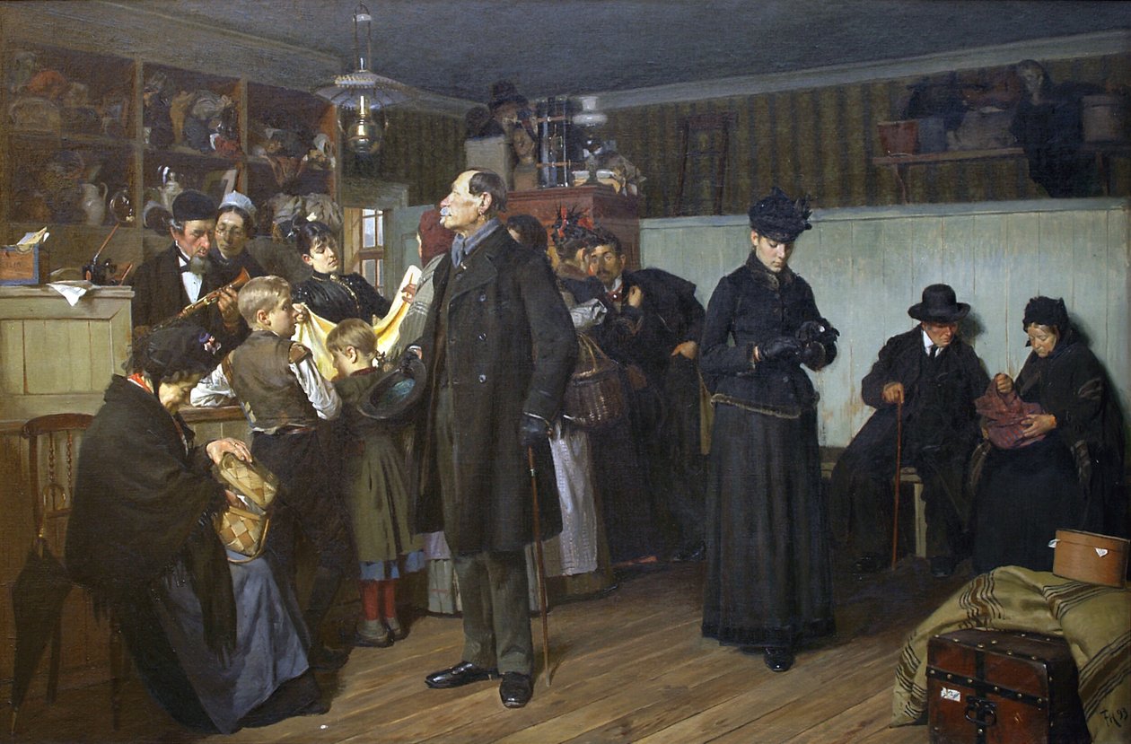 Med pantbanken av Frants Henningsen