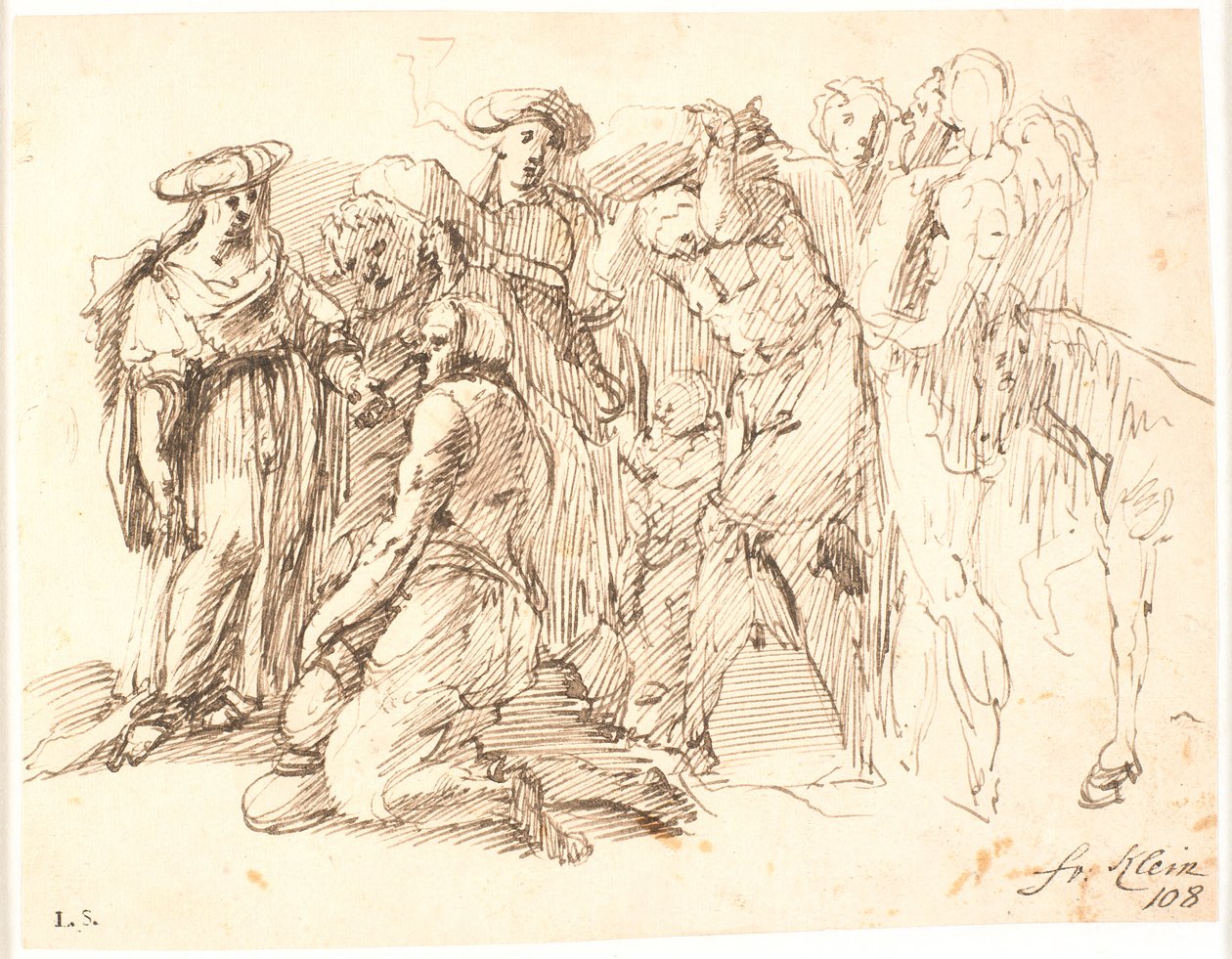 Rafaelisk figurkomposition av Frantz Cleyn