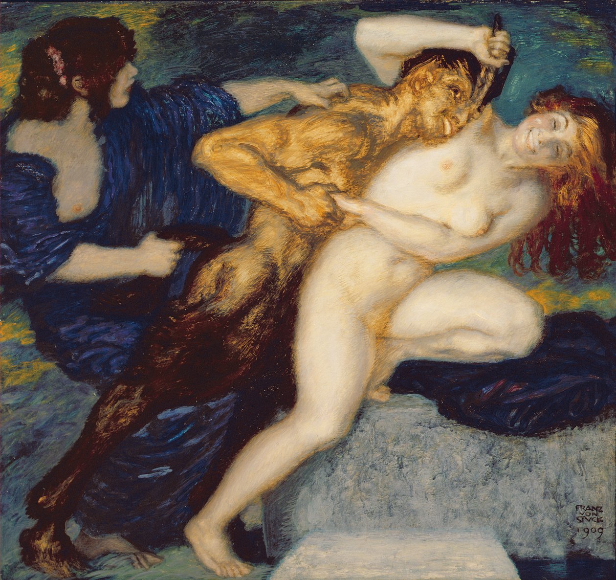 Scherzo, 1909 av Franz von Stuck