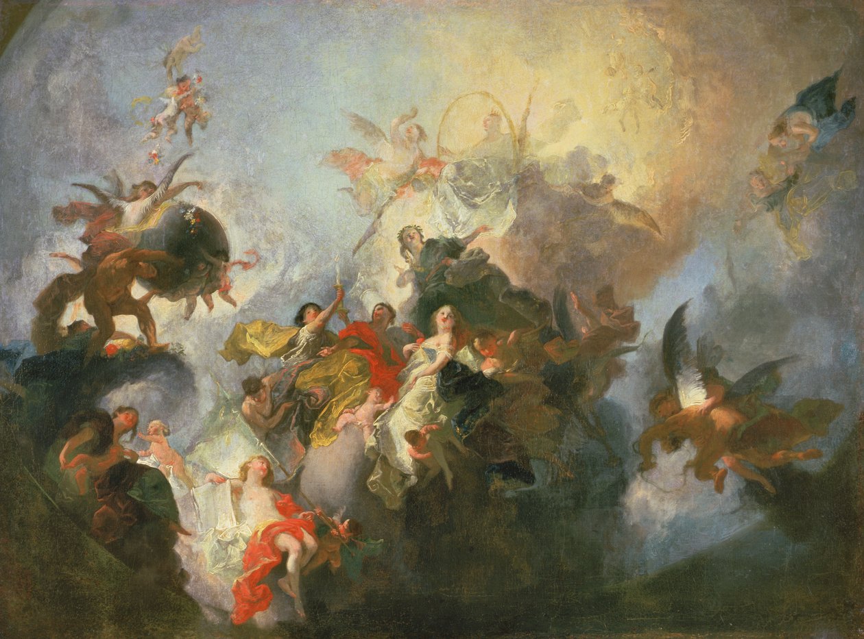 The Glorification of the Order of Premonstratensians, c.1765 (skiss) av Franz Anton Maulbertsch