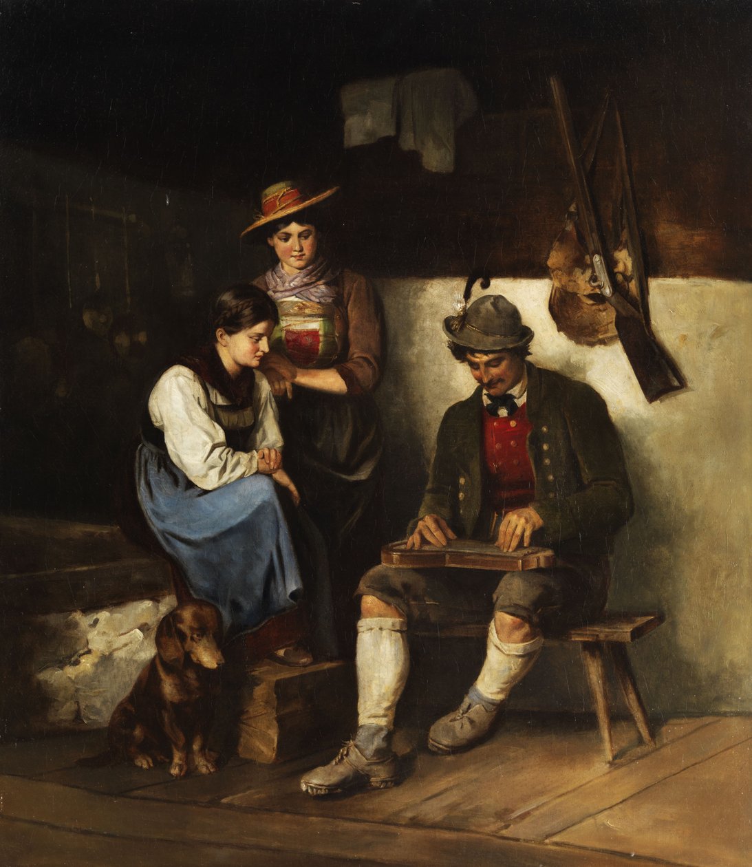 Zitherspelaren av Franz Defregger