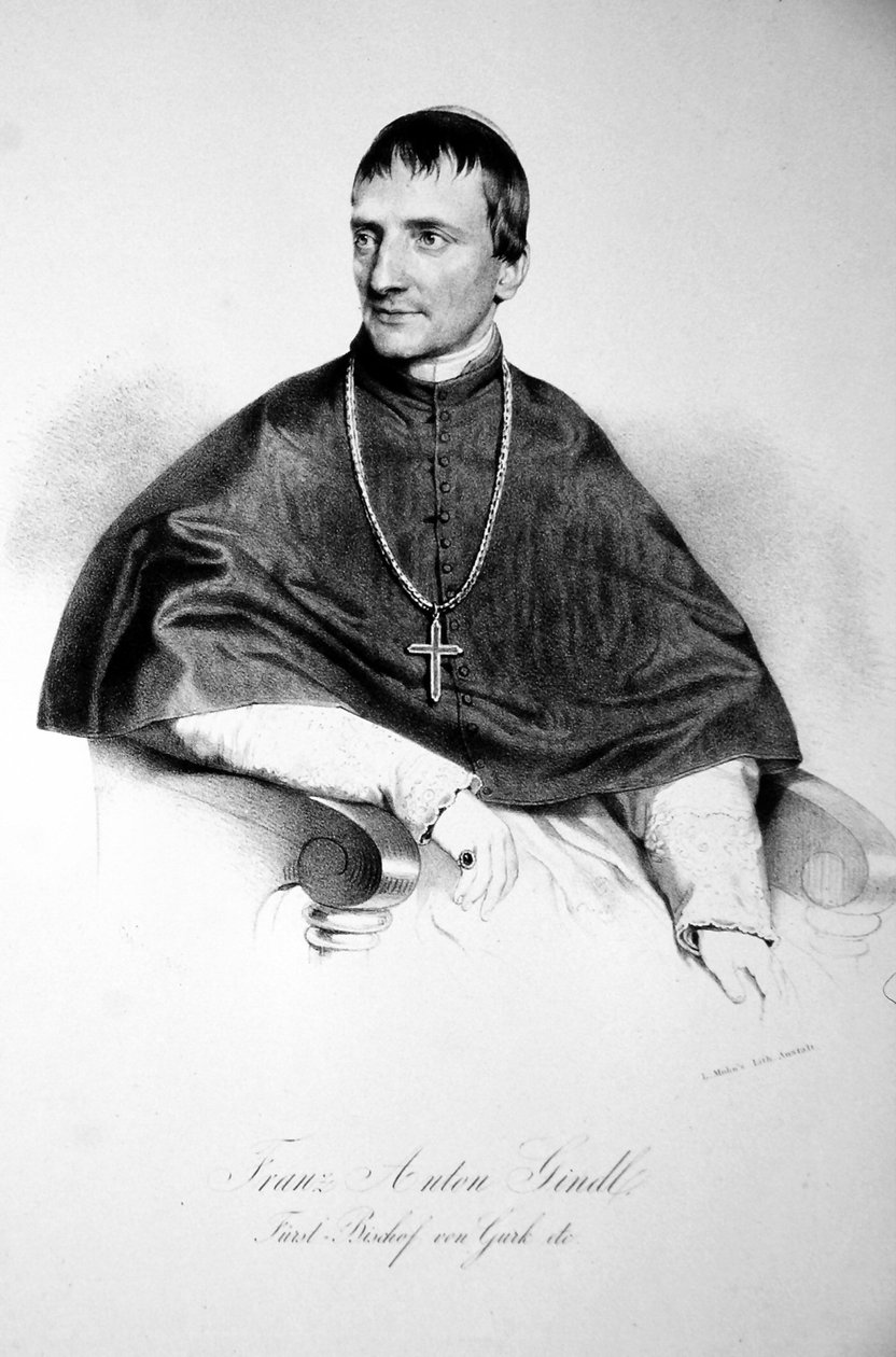Franz Anton Gindl Bischof von Brünn av Franz Eybl