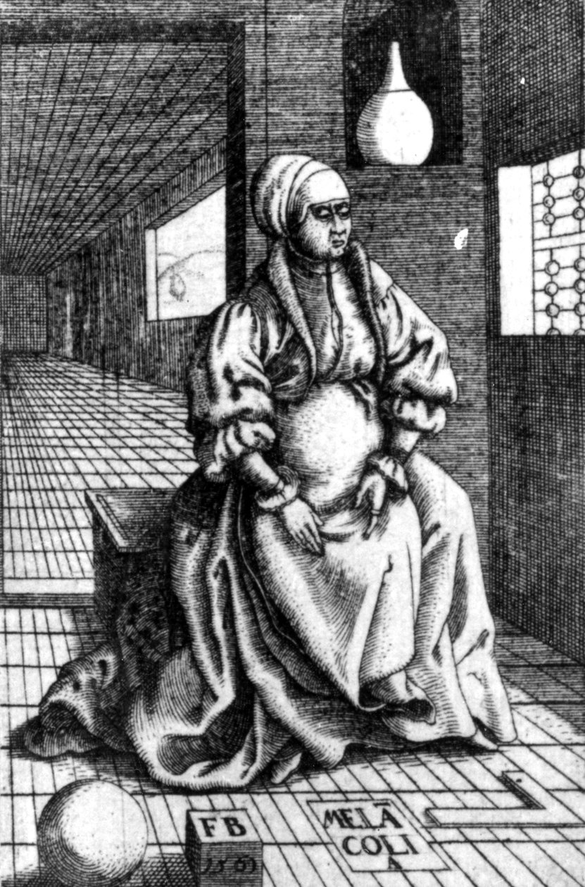 Melancolia, 1560 swed av Franz Isaac Brun