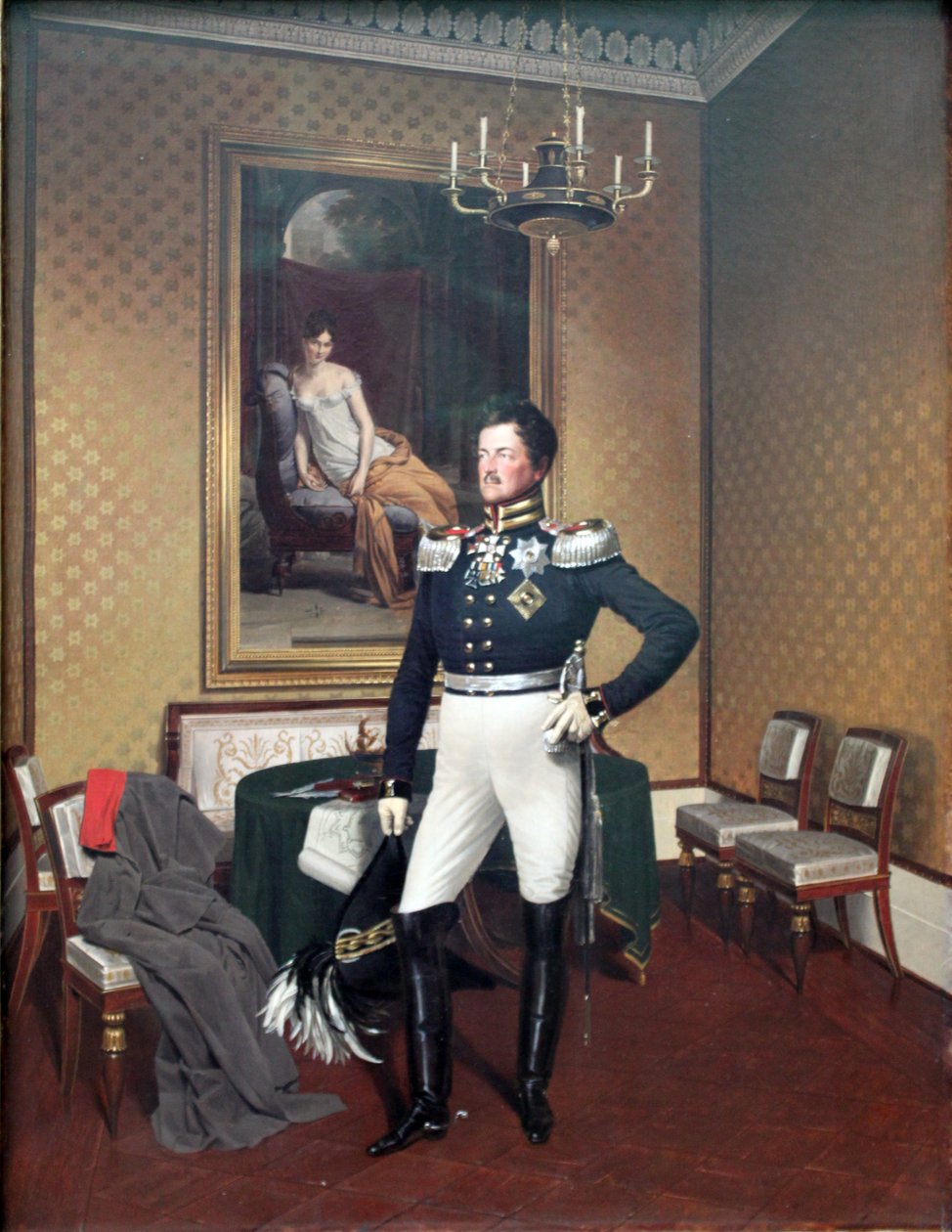 Prince Augustus of Prussia (1779-1843) av Franz Krüger