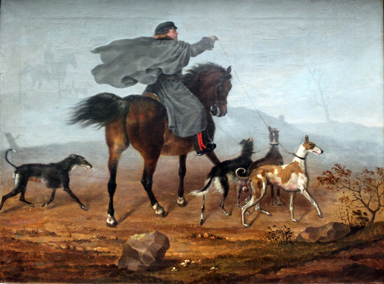 Rider ut till Hunt av Franz Krüger