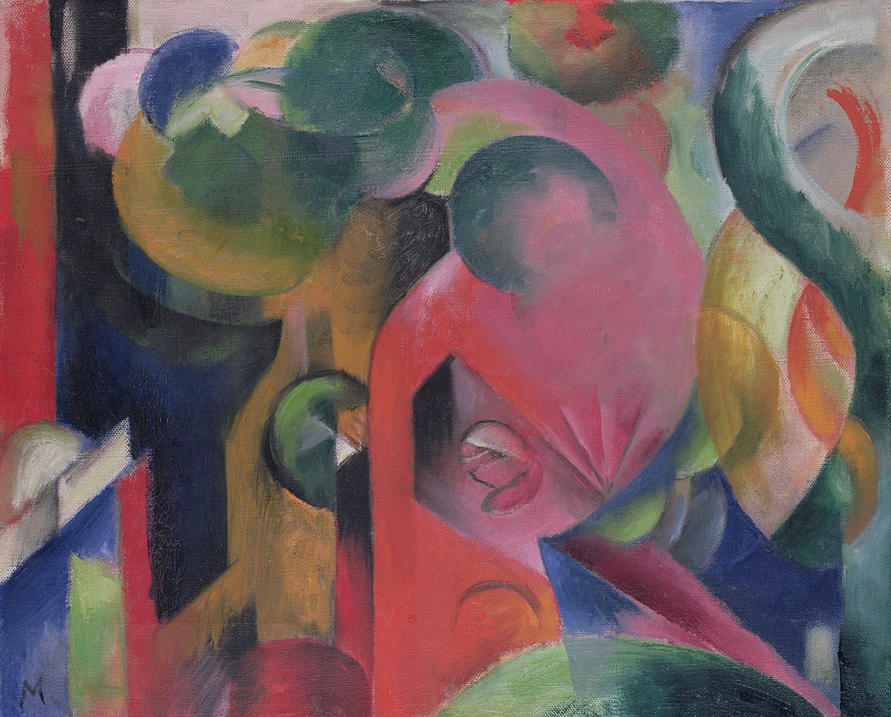 Trasiga formulär av Franz Marc