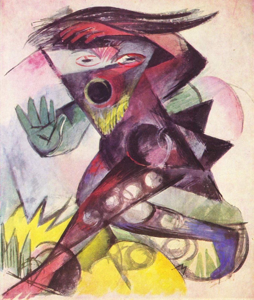 Caliban av Franz Marc