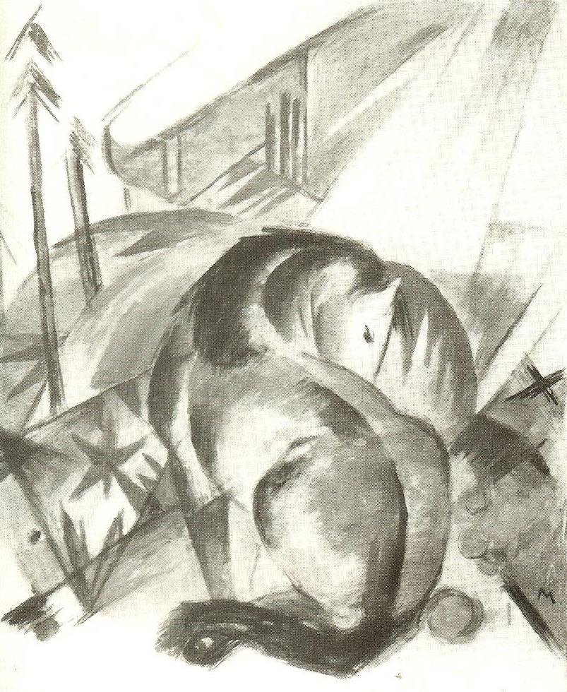 Horse av Franz Marc