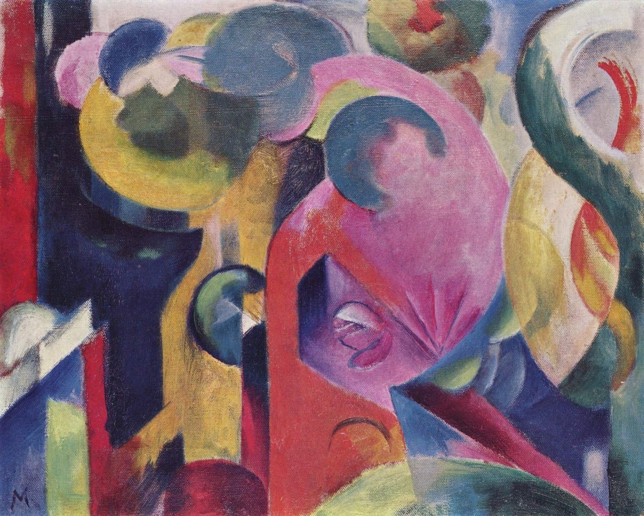 Komposition av Franz Marc