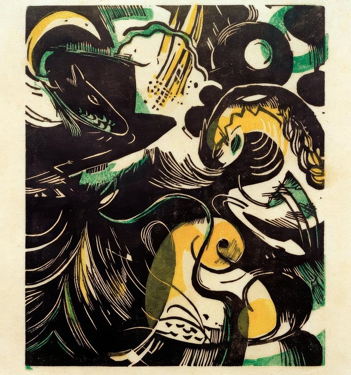 Skapelseberättelse II av Franz Marc