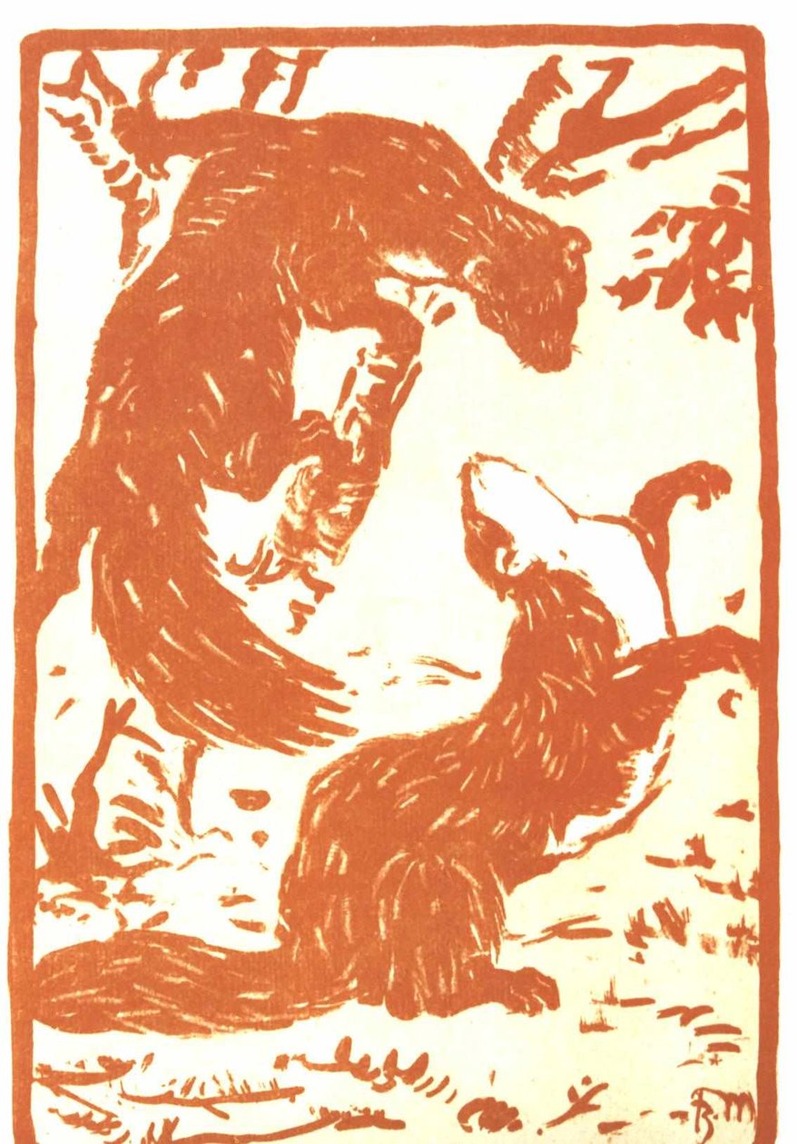 Spela med vesslor av Franz Marc