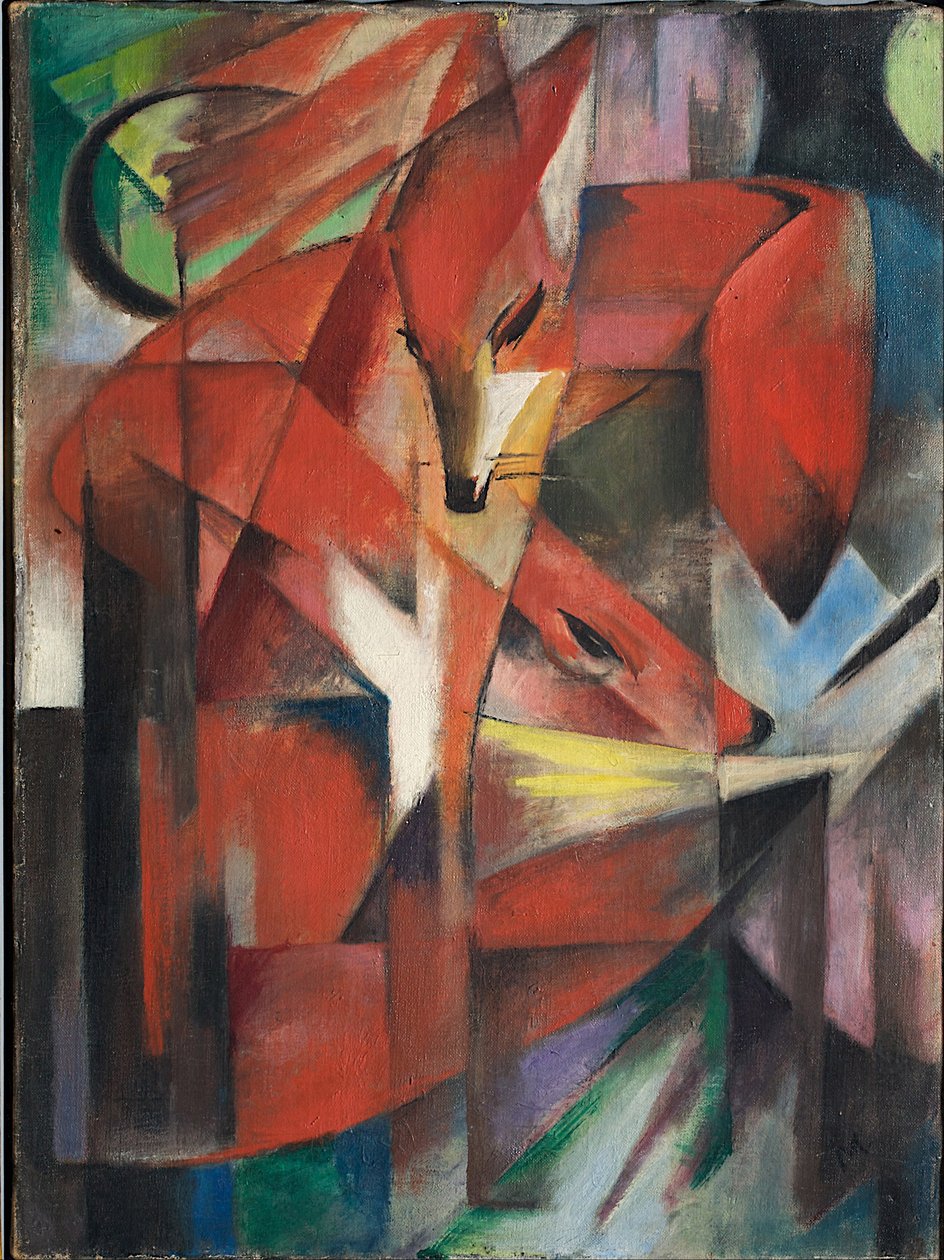 Räven, 1913 av Franz Marc